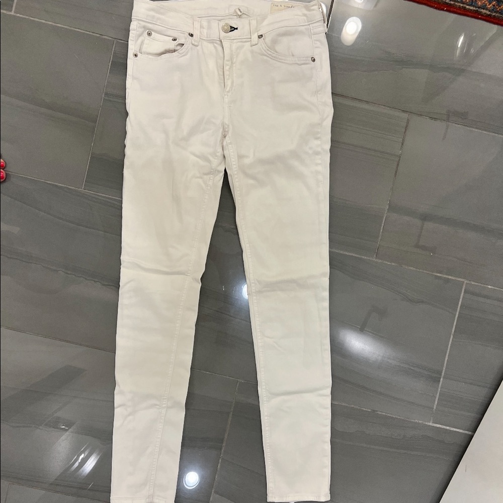 Ray & Bone skinny jeans in white